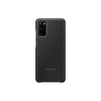 Samsung Clear View Cover - Samsung Galaxy S20 tok (fekete)