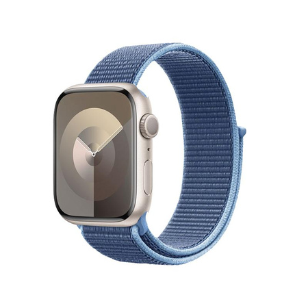 Crong Nylon - Sportovní řemínek pro Apple Watch 38/40/41/42 mm (oceánově modrá)