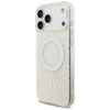 Guess IML Flowers Electro Pearl Strap MagSafe - Case iPhone 17 Pro Max (white)