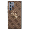 Guess 4G Großes Metall-Logo - Samsung Galaxy S22 Ultra (Braun)