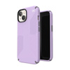 Speck Presidio2 Grip - protiskluzové pouzdro pro iPhone 14 / iPhone 13 (Spring Purple / Cloudygrey / White)