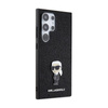 Karl Lagerfeld Fixed Glitter Ikonik Logo Metal Pin - Samsung Galaxy S24 Ultra Case (black)