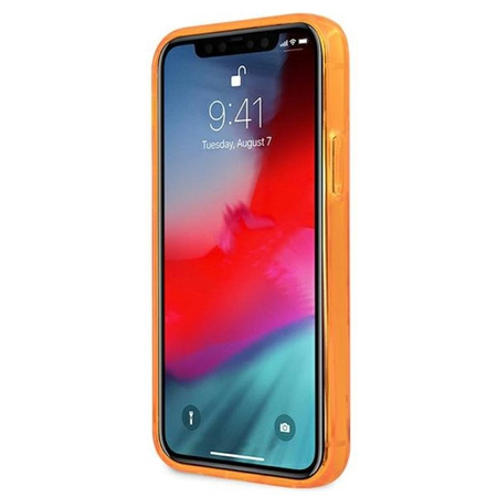 Karl Lagerfeld Choupette Head - pouzdro pro iPhone 12 Pro Max (fluo oranžová)
