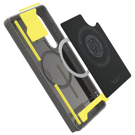 Spigen Rugged Armor MagSafe - Case for Samsung Galaxy S25 Ultra (Marble Grey)