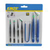 Kinzo - Set de pincettes de précision 7 pcs