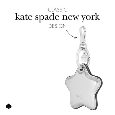 Kate Spade New York Charm Keychain - Etui pendentif de protection pour Apple AirTag (Star)