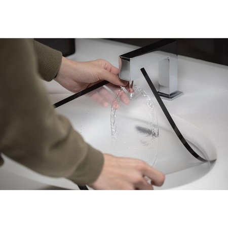 Moshi iVisor AG - Matowa folia ochronna na ekran konsoli centralnej Tesla Model 3/Y (Black/Clear Matte)