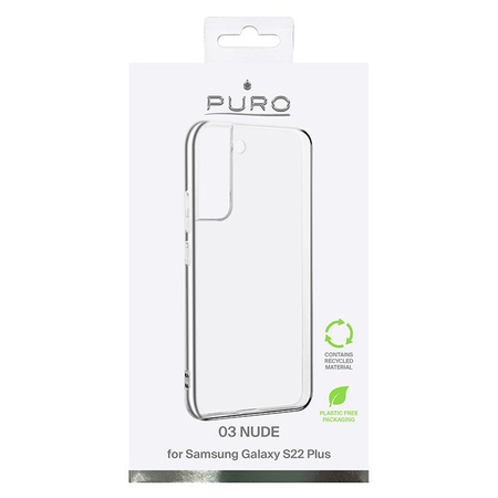 PURO 0.3 Nude - Samsung Galaxy S22+ environmental case (transparent)