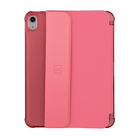 Tucano Satin Case - Tasche für iPad 10.9" (2022) mit Magnet & Standfuß mit Apple Pencil Halter (pink)