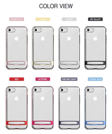 Mercury Dream Bumper - Samsung Galaxy S9+ Case with Metal Stand (Gold)