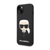 Karl Lagerfeld Silicone Ikonik Karl`s Head – Case for iPhone 14 Plus (Black)