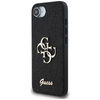 Guess Fixed Glitter Big 4G - Case for iPhone 16e (black)