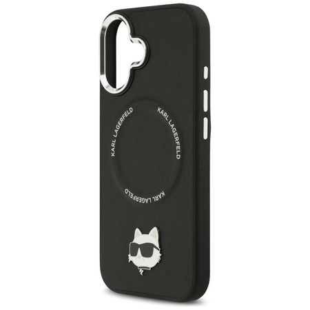 Karl Lagerfeld Choupette Pin MagSafe - Case iPhone 17 (black)