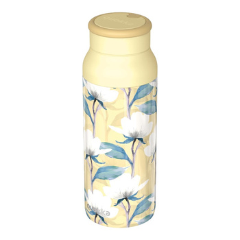 Quokka Echo - 690 ml Edelstahlflasche mit Silikongriff (Magnolia)