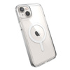Speck Gemshell + MagSafe - pouzdro pro iPhone 15 Plus / iPhone 14 Plus s povrchovou úpravou MICROBAN (čiré)
