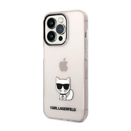 Karl Lagerfeld Choupette Body - Etui iPhone 14 Pro (różowy)
