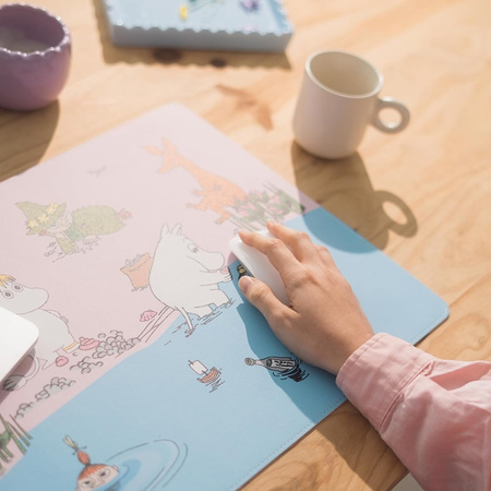 Moomins - XL Eco-Leather Desk Mat 60 x 35 cm