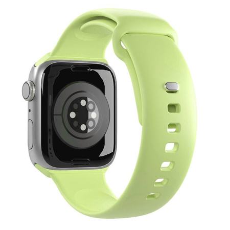 PURO ICON - Elastisches Armband für Apple Watch 38/40/41/42 mm (S/M & M/L) (Matcha Grün)