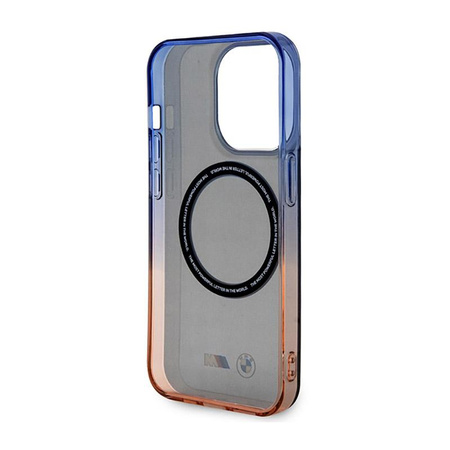 BMW Gradient Bumper MagSafe - iPhone 14 Pro tok (szürke)