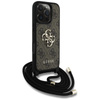 Guess 4G Big Logo Cord Strap Crossbody - Etui do iPhone 16 Pro Max (brązowy)