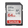 SanDisk Ultra SDXC - 64 GB Class 10 UHS-I 140 MB/s memory card