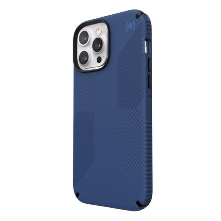 Speck Presidio2 Grip - Anti-slip case for iPhone 13 Pro Max (Coastal Blue/Black)