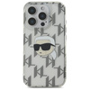 Karl Lagerfeld IML Karl Head Electroplated - Case for iPhone 16 Pro (transparent)