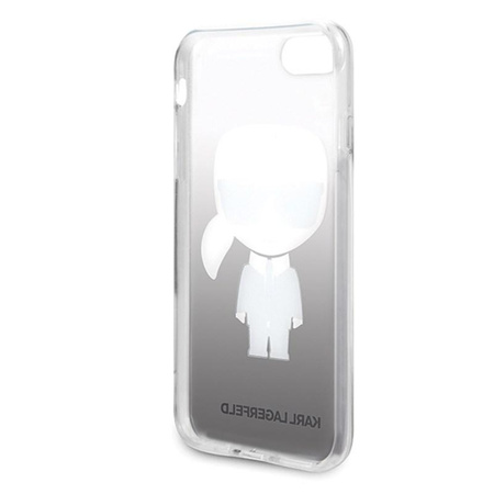 Karl Lagerfeld Iconic Karl Gradient - Coque iPhone SE 2020 / 8 / 7 (noir)