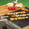 BBQ - Spieße mit Holzgriff lang 38 cm (4St.).)