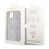 Guess 4G Printed Stripes MagSafe - iPhone 14 Case (Pink)