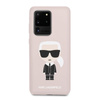 Karl Lagerfeld Fullbody szilikon ikonikus - Samsung Galaxy S20 Ultra tok (világos rózsaszín)
