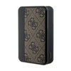 Guess 4G Leather Metal Logo - Power Bank 10000 mAh 18W (marron)