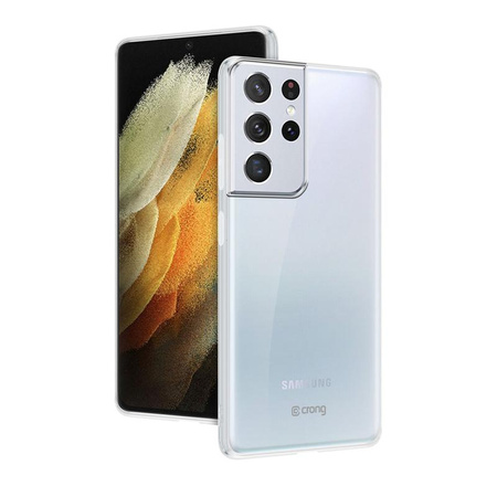 Crong Crystal Slim Cover - Samsung Galaxy S21 Ultra tok (átlátszó)