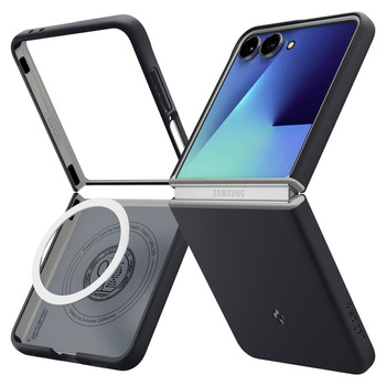 Etui do Galaxy Z Flip 7 do MagSafe Spigen Nano Oryginalne Czarne Eleganckie