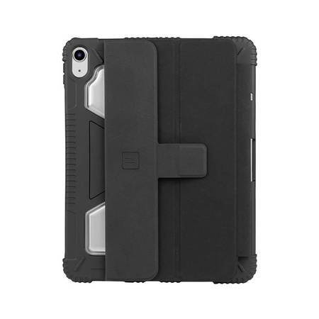 Tucano Educo Case - Pancéřované pouzdro pro iPad 10,9" (2022) s magnetem a stojánkem a držákem Apple Pencil (černé)