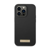 Guess Silicone Logo Plate MagSafe - iPhone 14 Pro Case (noir)