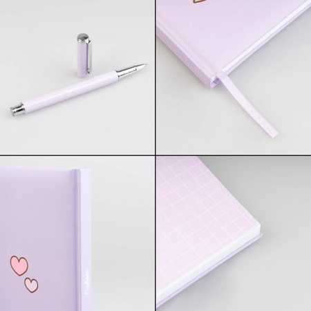 Pusheen - Set A5 bloc-notes + stylo de la collection Moments