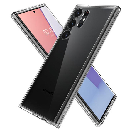 Spigen Ultra Hybrid - Hülle für Samsung Galaxy S23 Ultra (Transparent)