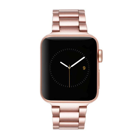 Case-Mate Linked - Pasek ze stali nierdzewnej do Apple Watch 38/40/41 mm (Rose Gold)