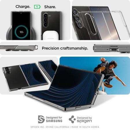 Spigen Airskin - pouzdro pro Samsung Galaxy Z Fold 6 (Crystal Clear)