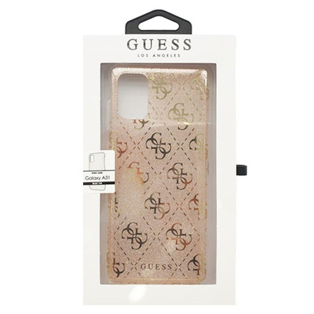 Guess 4G Glitter - Samsung Galaxy A31 Gehäuse (Gold)