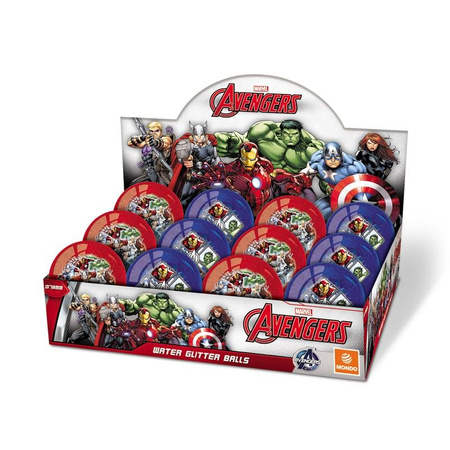 Avengers - Ball with glitter 70 mm Véletlenszerű kiválasztás