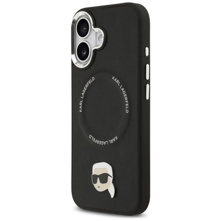Karl Lagerfeld Karl Pin MagSafe - Hülle für iPhone 17 (schwarz)