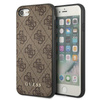 Guess 4G Metal Gold Logo - Coque iPhone SE 2022 / SE 2020 / 8 / 7 (marron)
