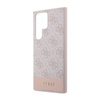 Guess 4G Bottom Stripe Metall Logo Kollektion - Samsung Galaxy S23 Ultra Case (rosa)