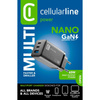 Cellularline Multipower Micro GaN - Chargeur de puissance 2x USB-C & USB-A Power Delivery 65W (noir)