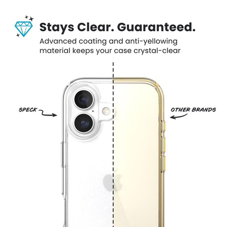 ETUI PANCERNE SPECK DO IPHONE 17 PRZEZROCZYSTE WYTRZYMAŁE BEZBARWNE CASE