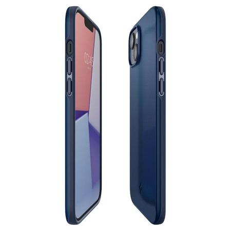 Spigen Thin Fit - Coque pour iPhone 15 Plus / iPhone 14 Plus (Bleu marine)