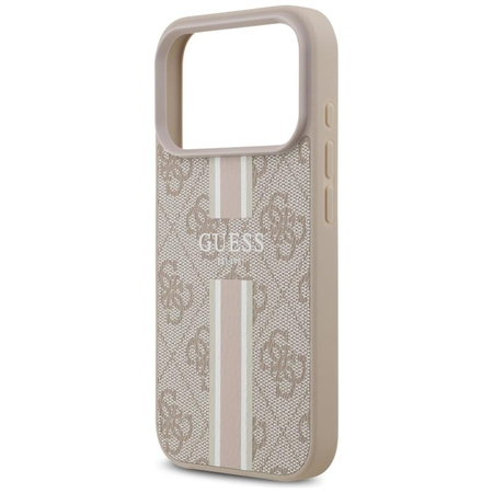 Guess 4G Printed Stripes MagSafe - Case iPhone 17 Pro (pink)