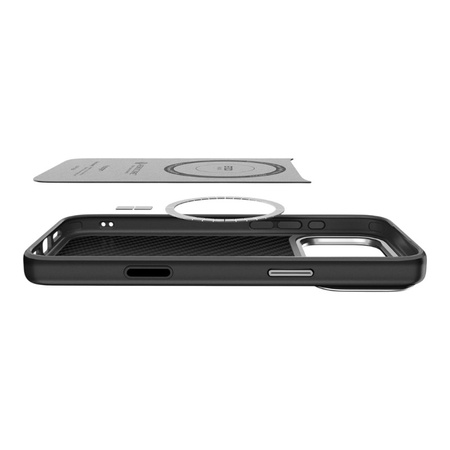 Etui do iPhone 17 Pro Max do MagSafe Spigen Enzo Aramid Oryginalne Czarne